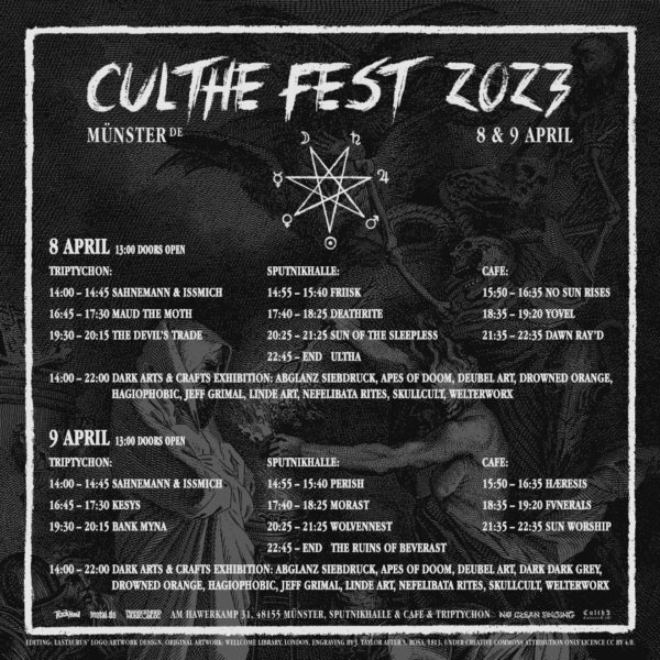 Culthe Fest 2023 Running Order