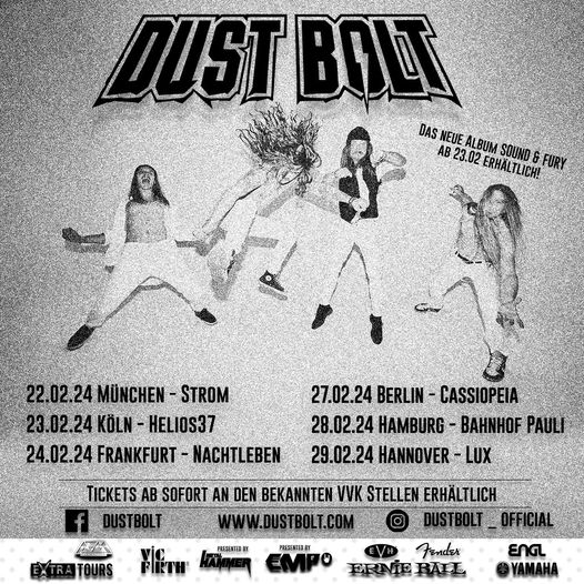 Dust Bolt - Sound & Fury Tour 2024