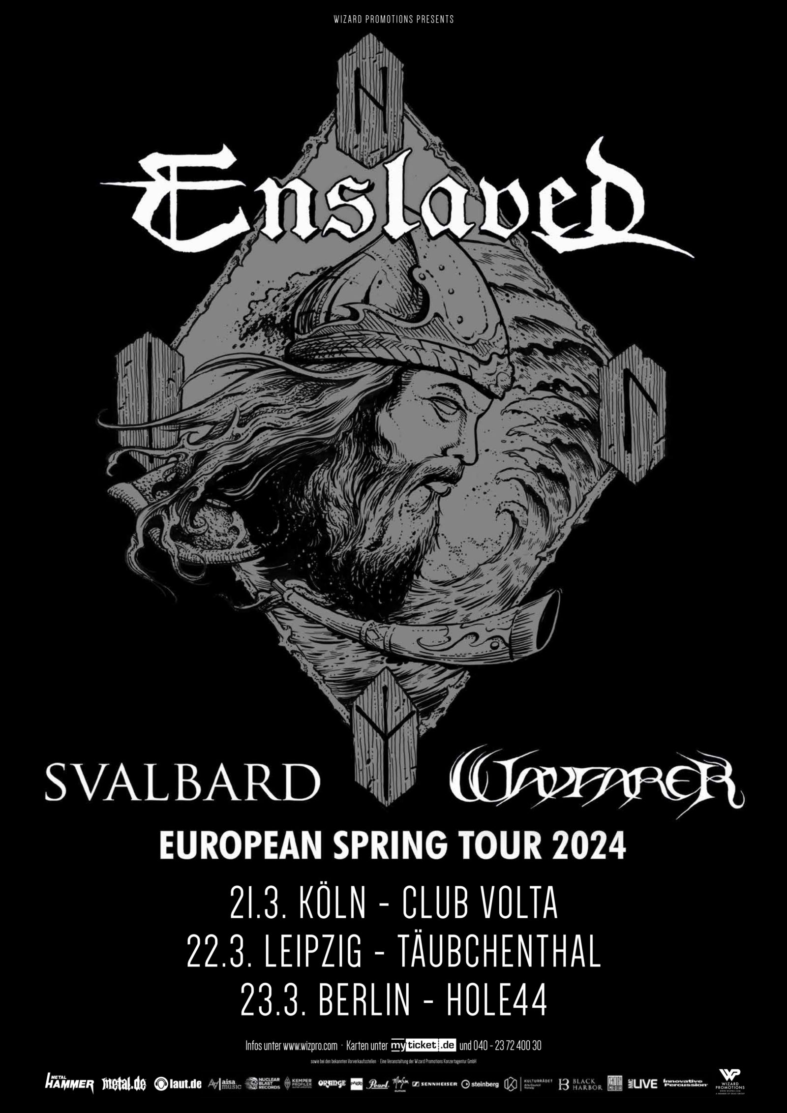 Enslaved European Spring Tour 2024 • metal.de
