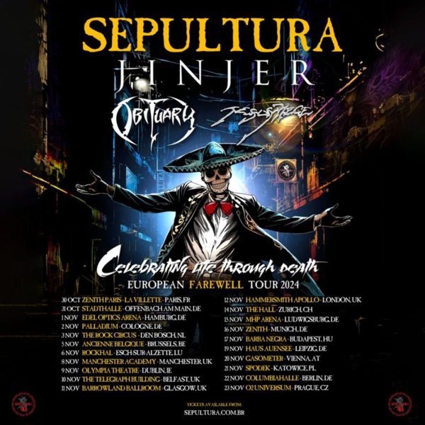 Sepultura European Farewell Tour 2024 • metal.de